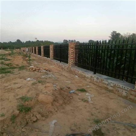 组装式锌钢护栏 庭院围墙护栏 定制厂区小区围墙栏杆