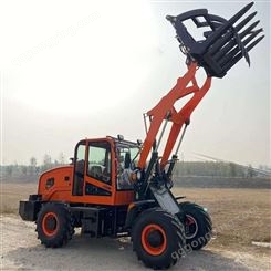 叉草机 工程运输铲式无极变速小型装载叉木机 厂家可定制