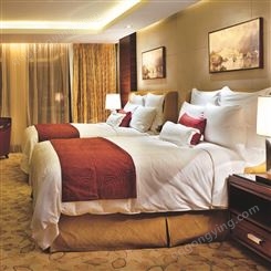 青岛酒店家具 高级酒店客房家具 星级酒店客房公寓标间双床房