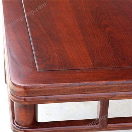 1.4m老榆木餐桌 餐厅用餐桌 结实美观 新中式餐桌椅组合