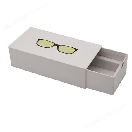 精美眼镜盒 加工眼镜盒 时尚眼镜盒 抽屉盒 月牙抽屉盒