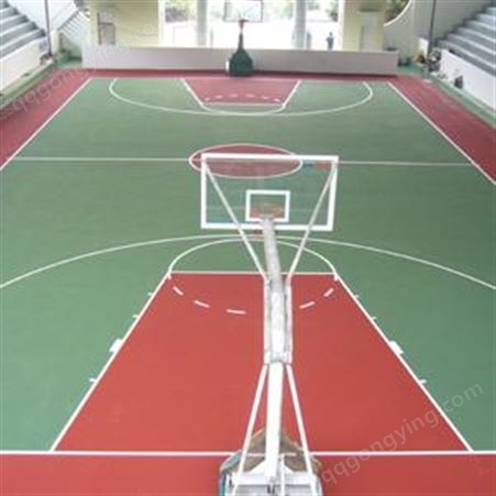 弹性丙烯酸球场 硅pu网球场 康达足球场塑胶跑道篮球场 批发定制