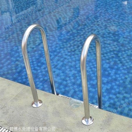 游泳池SF型扶梯 加厚304不锈钢下水扶梯 下水梯踏板设备