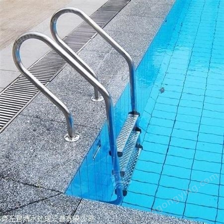 游泳池SF型扶梯 加厚304不锈钢下水扶梯 下水梯踏板设备