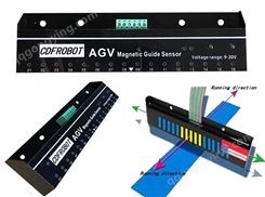 AGV16位磁导航传感器  Modbus通信协议 RS232或RS485串口输出
