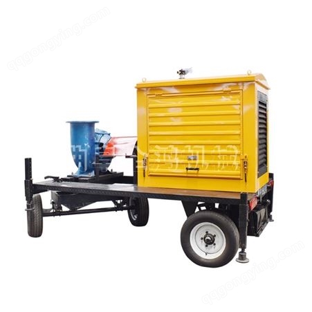 柴油机防汛抽水泵 高压移动排涝水泵 泥浆应急排水泵