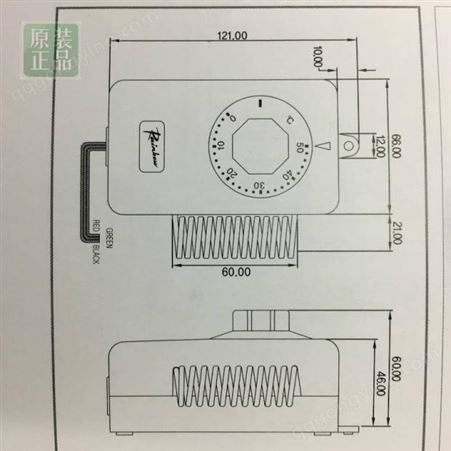 韩国彩虹进口温控开关温度控制器可调温度控制ITS0-50度 ITS-050L