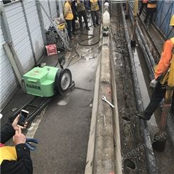 广东深圳电动绳锯机混凝土建筑拆除 绳锯机定向轮厂混凝土切割工程厂家