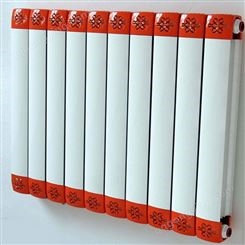 生产【跃春】 钢铝散热器  钢铝复合散热器8080  壁挂式暖气片 集体供暖
