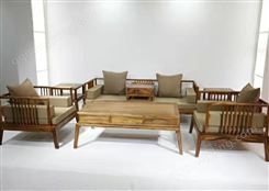 新中式沙发组合 新中式沙发椅 新中式客厅沙发 新中式沙发