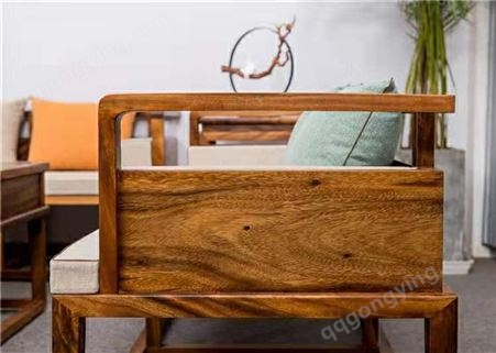 新中式实木沙发 新中式沙发图片大全 新中式家具沙发 新中式三人