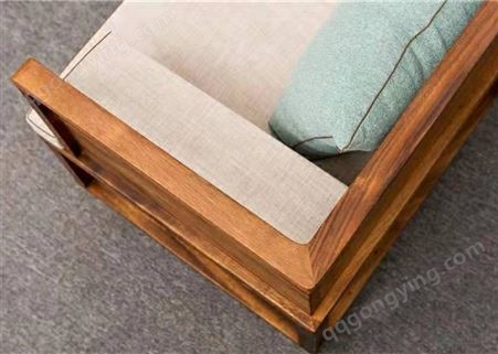 新中式实木沙发 新中式沙发图片大全 新中式家具沙发 新中式三人