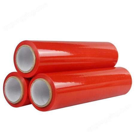 金御实业厂家现货工业保鲜膜 红色PE缠绕膜彩色捆箱围膜工业保鲜膜 可定做