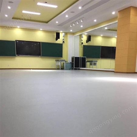 深圳舞蹈地胶厂家 舞蹈地板批发安装 舞蹈教室地胶