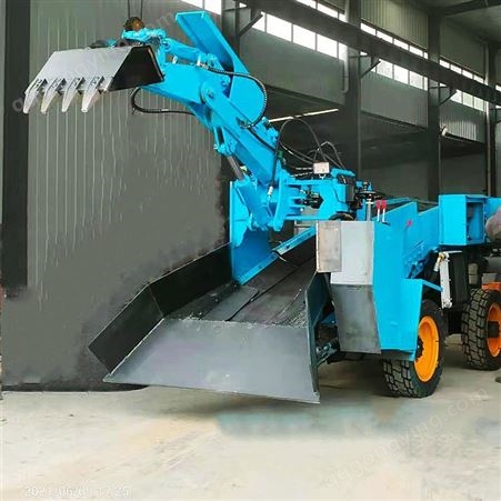 高配加强型扒渣机 矿渣装卸出渣机 力昇挖掘式装载机