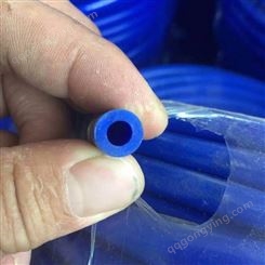 厂家直供防冻液更换设备用硅胶管接头 蓝色汽车真空硅胶软管 内径4mm*9mm 壁厚2.5mm