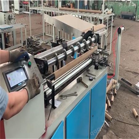 纸管分切机济南成东机械 切管机械新款智能纸芯裁切系统破防