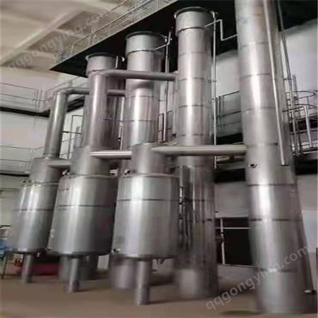 出售二手5吨强制循环蒸发器  6.3吨蒸发器  饮料厂用蒸发器多台