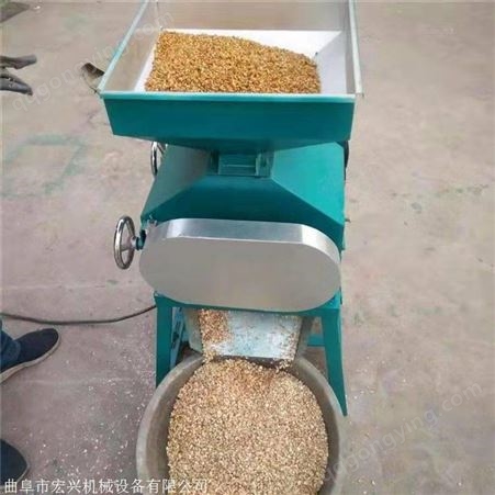 大豆挤扁机 燕麦制扁机 新款多功能40型压扁机