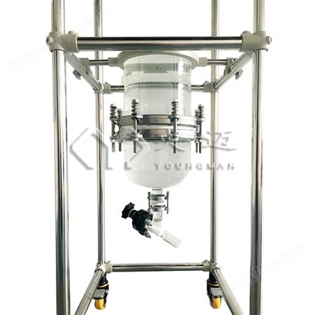 央迈科技 层析柱座架 大型实验室玻璃柱支架 大型玻璃层析柱
