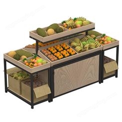 定做果蔬货柜 水果货架 水果展示架 杭州坚塔货架