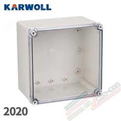 透明盖PC塑料材质工业防水防尘盒 200*200*130mm工控盒AT型监视盒