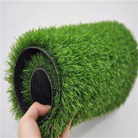 人造草坪足球场施工 仿真绿植绿色地毯  16针小双面筋仿真加厚人造草坪 专业施工服务