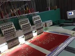 二手高速高效电脑刺绣机 工业绣花机转让 高效服装电脑绣花机