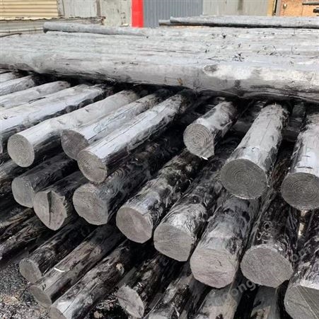 盛金源  生产销售 8米木杆 D14 通讯油木杆  防腐线杆 油炸杆 木杆  木杆厂家 6-10米
