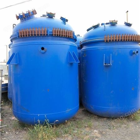 苏州出售二手反应釜-回收电加热反应釜-10000升搪瓷反应釜设备