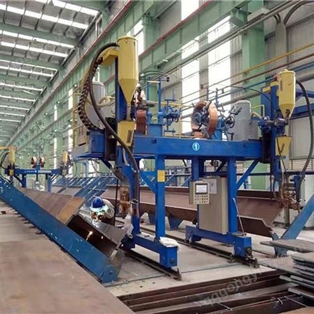 钢结构型钢自动下料 切割机 H型钢生产线 钢材加工切割设备