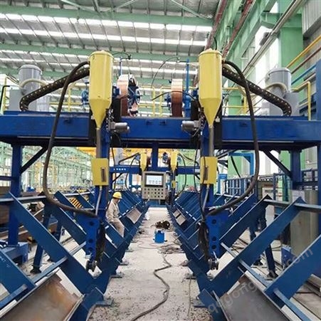 松晟 供应H型钢结构组立机 H型钢生产线自动化设备