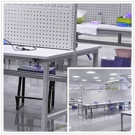 欧亚德可调节灯架焊接工作台 检验桌 车间多功能桌子oyd-gzt041