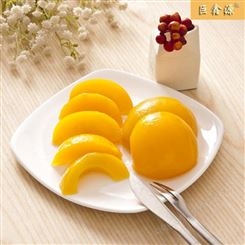 糖水罐头 巨鑫源厂家加工生产 黄桃罐头休闲食品供应批发