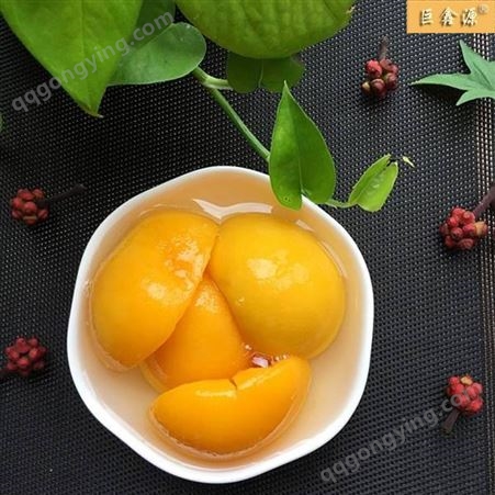 黄桃罐头 桃罐头山东罐头厂家供应 巨鑫源食品罐头 可批发出售