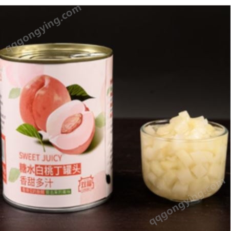 白桃丁罐头销售 白桃丁罐头供应 双福产品质量好