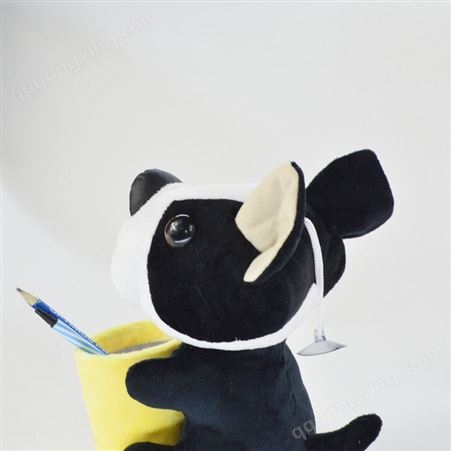 定制毛绒玩具来图定做笔筒公仔创意玩偶订制logo娃娃广州加工厂家