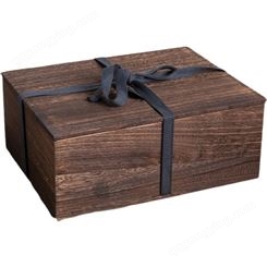 天然木材烧色定制尺寸礼品木盒 木制包装礼盒 储物盒