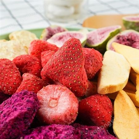 厂家直供 综合水果脆混合 混合装蔬菜脆零食 综合水果脆水果冻干