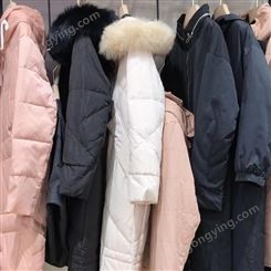 约布杭州品牌2020年秋冬款折扣女装批发外贸服装厂家时尚气质中长款风衣外套