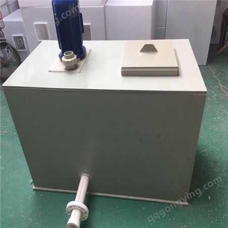 灰米色pp塑料密封容器 实验室防腐耐酸碱箱体  定做简易塑料油箱异型塑料容器