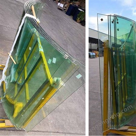 12mm弧形钢化玻璃 巡返弧形钢化玻璃弯曲半径