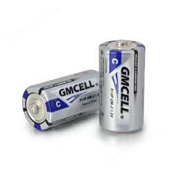 GMCELL 批发工业用2号电池  碳性电池 高功率干电池 R14P 深圳电池厂