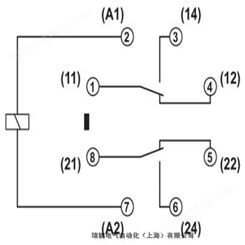 菲尼克斯单个继电器REL-IR4/LDP- 24DC/4X21AU插拔式工业继电器