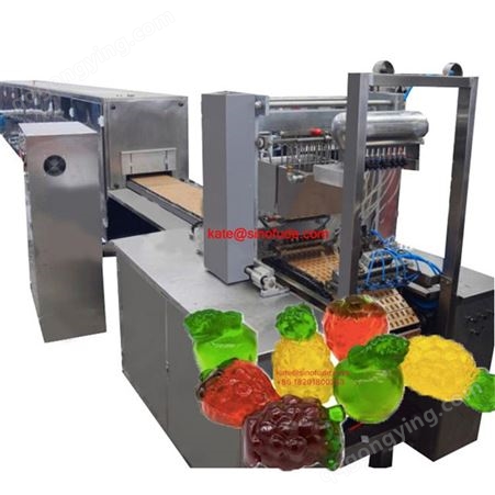 半自动谷物棒生产线 糖果设备 糖果机 软糖裹砂糖机 芙达机械生产厂家