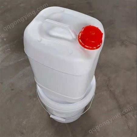 庆诺10l压盖桶 10L圆形胶桶批发价格 10L手提桶厂家