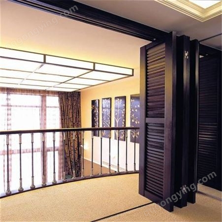 铝合金折叠门 堆积门 透明玻璃隔断PVC折叠门      牡丹江市