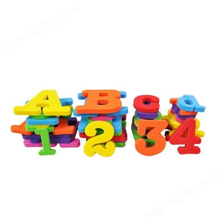 晟丽包装 EVA磁性字母贴 益智儿童玩具