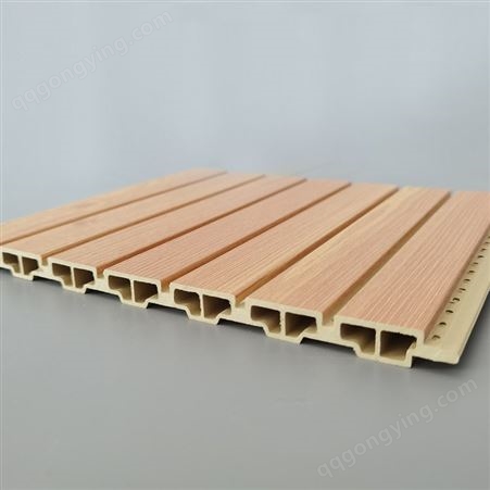 厂家批发竹木纤维吸音板生态木塑木质210隔音板墙面ktv琴房装饰吊顶材料