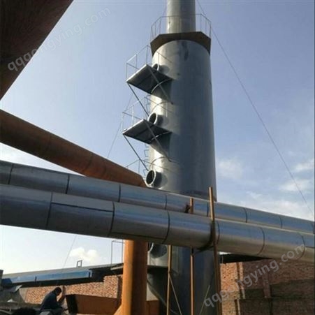 水煤浆锅炉烟气碳钢脱硫塔烟气净化塔